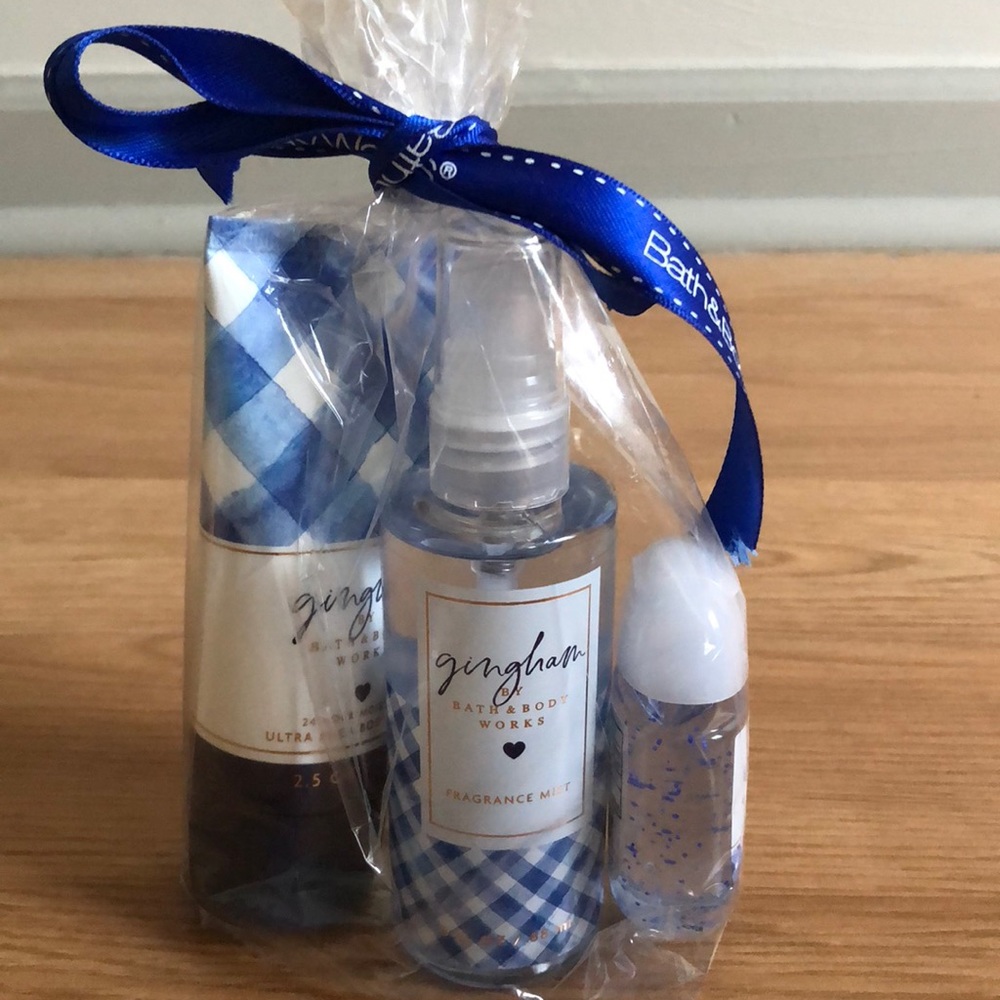 Bath and Body Works, mini gift set (Gingham scent)